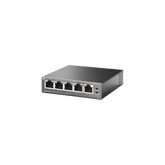 Switch Escritorio Tp-Link, 5 Puertos Fast, 4poe, 58w, Tl-Sf1005p